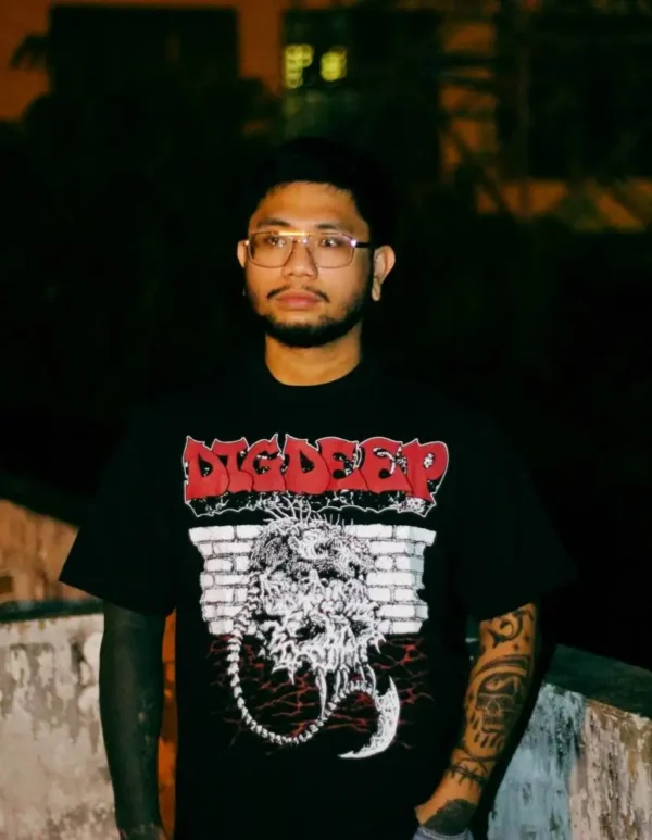 Deep in the sewer black t-shirt.