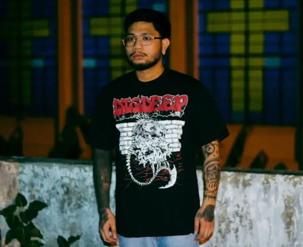 Deep in the sewer black t-shirt.