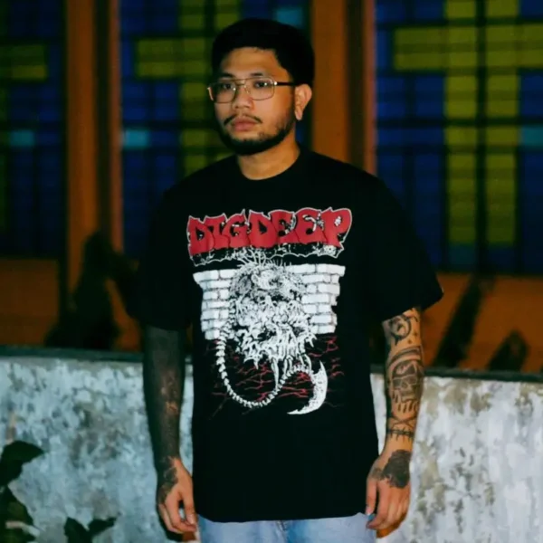 Deep in the sewer black t-shirt.