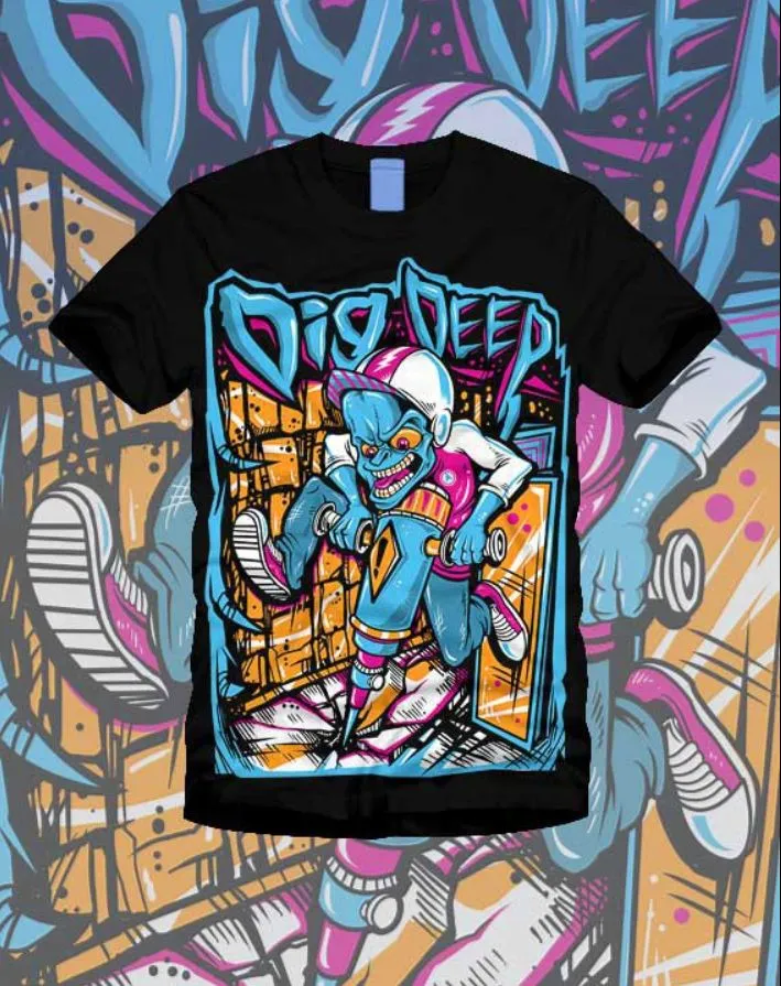 DIGGER MAN: THE FIRST DROP Dig Deep "Digger Man", the first merch drop.