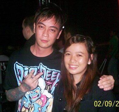 DIGGER MAN: THE FIRST DROP Miggy wearing Dig Deep "Digger Man" with a fan.